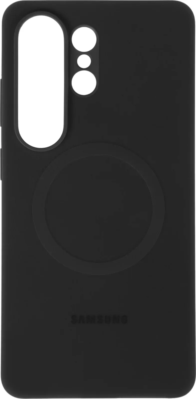 Чехол клип-кейс Samsung для Samsung Galaxy S26 Ultra Silicone Magnet Case with MagSafe черный EF-ES948CBEGRU - фото 6