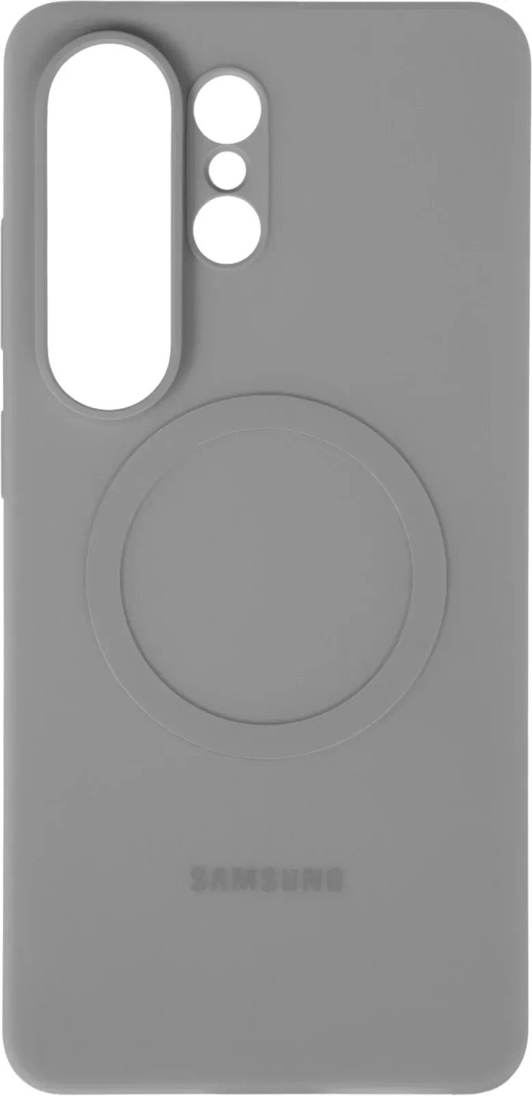 Чехол клип-кейс Samsung для Samsung Galaxy S26 Ultra Silicone Magnet Case with MagSafe серый EF-ES948CJEGRU - фото 3