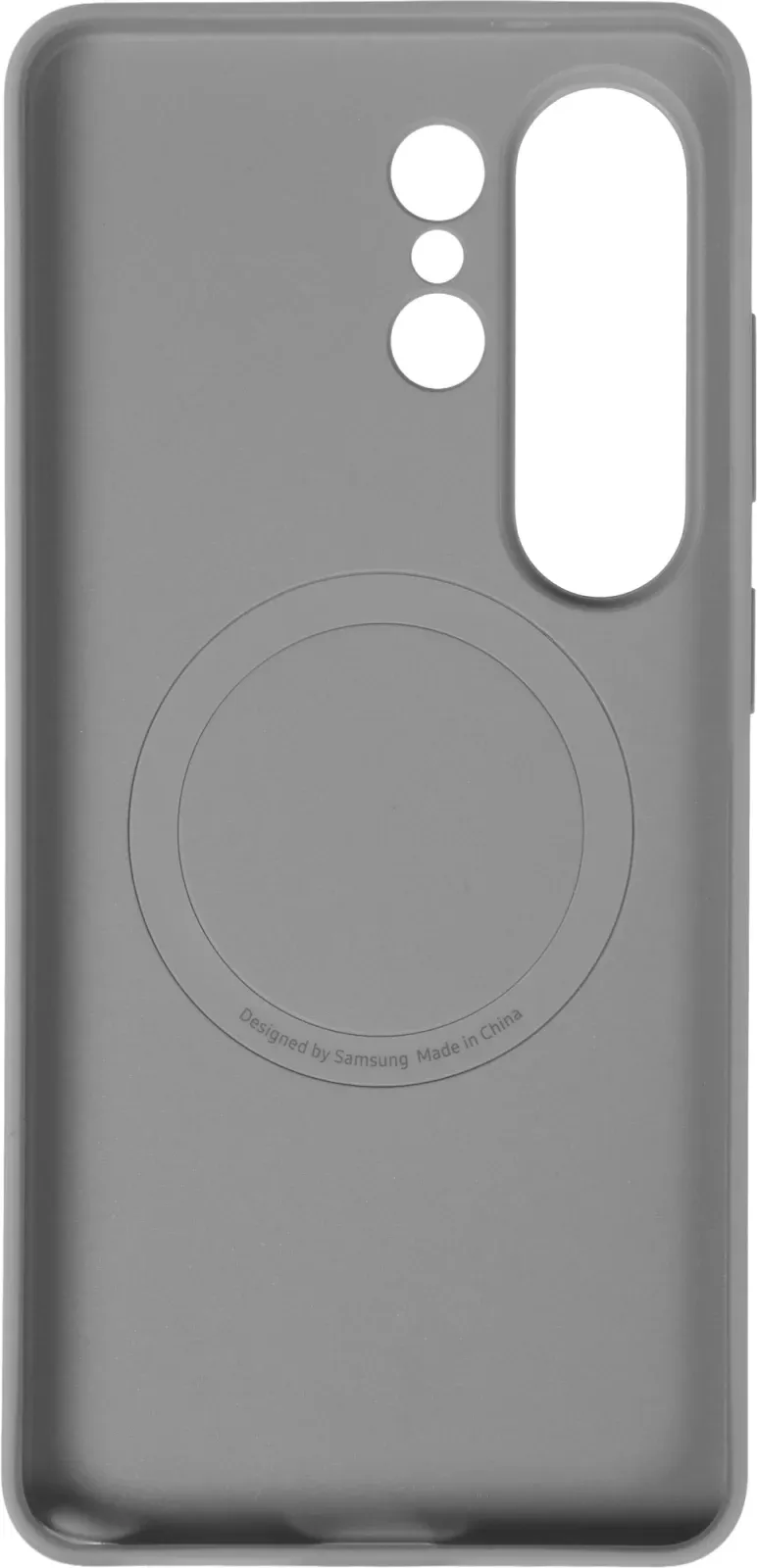 Чехол клип-кейс Samsung для Samsung Galaxy S26 Ultra Silicone Magnet Case with MagSafe серый EF-ES948CJEGRU - фото 4