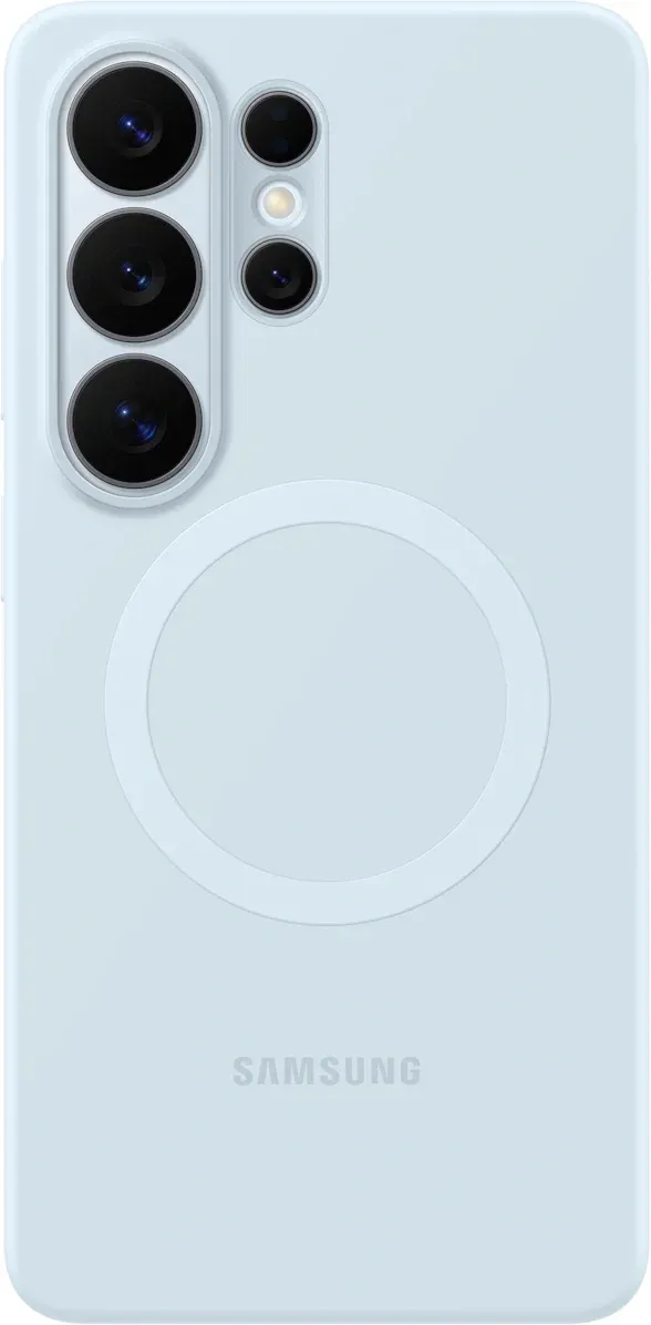 Чехол клип-кейс Samsung для Samsung Galaxy S26 Ultra Silicone Magnet Case with MagSafe голубой EF-ES948CLEGRU - фото 1