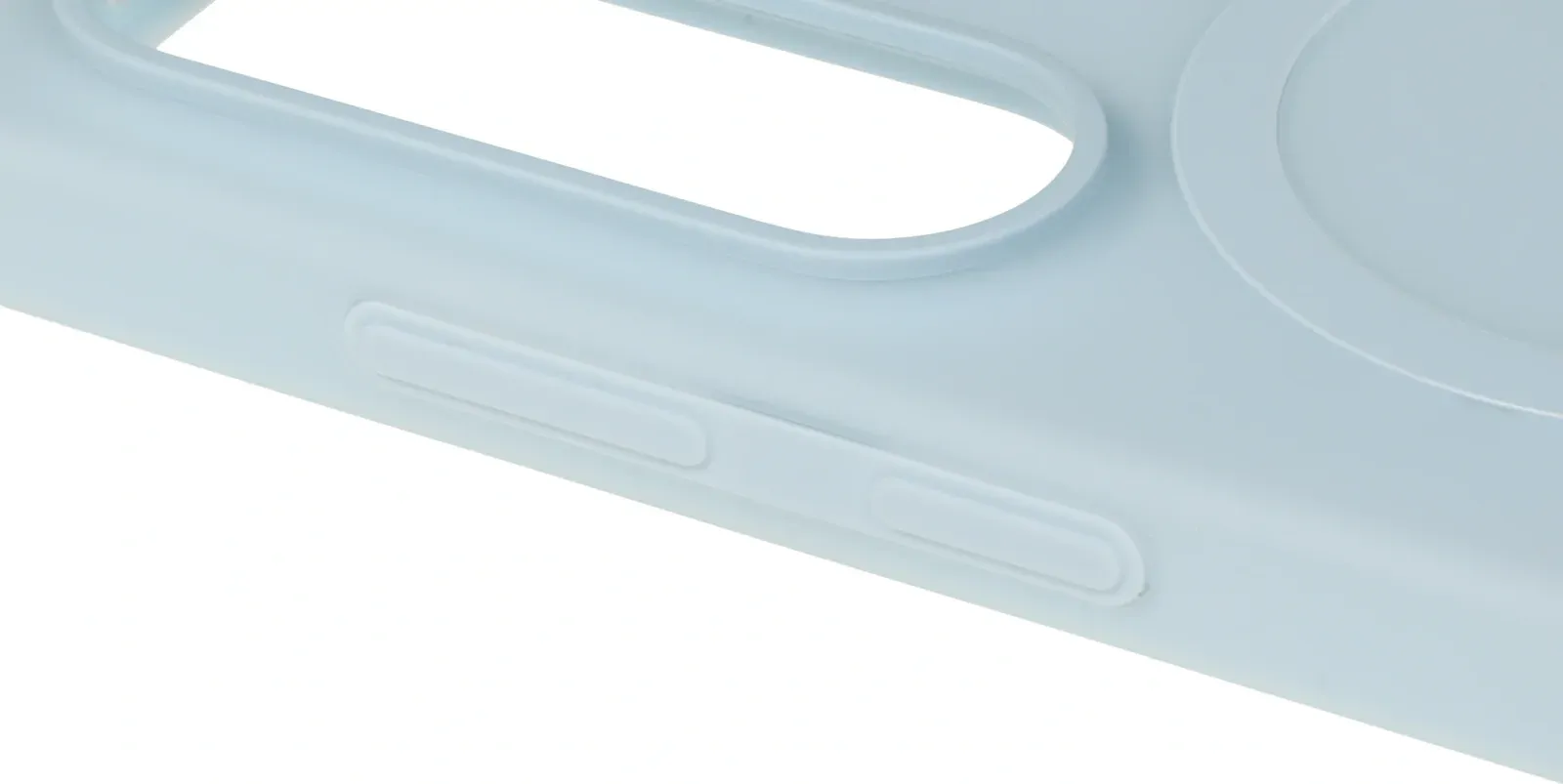 Чехол клип-кейс Samsung для Samsung Galaxy S26 Ultra Silicone Magnet Case with MagSafe голубой EF-ES948CLEGRU - фото 8