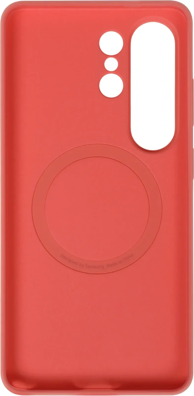 Чехол клип-кейс Samsung для Samsung Galaxy S26 Ultra Silicone Magnet Case with MagSafe коралловый EF-ES948COEGRU - фото 4