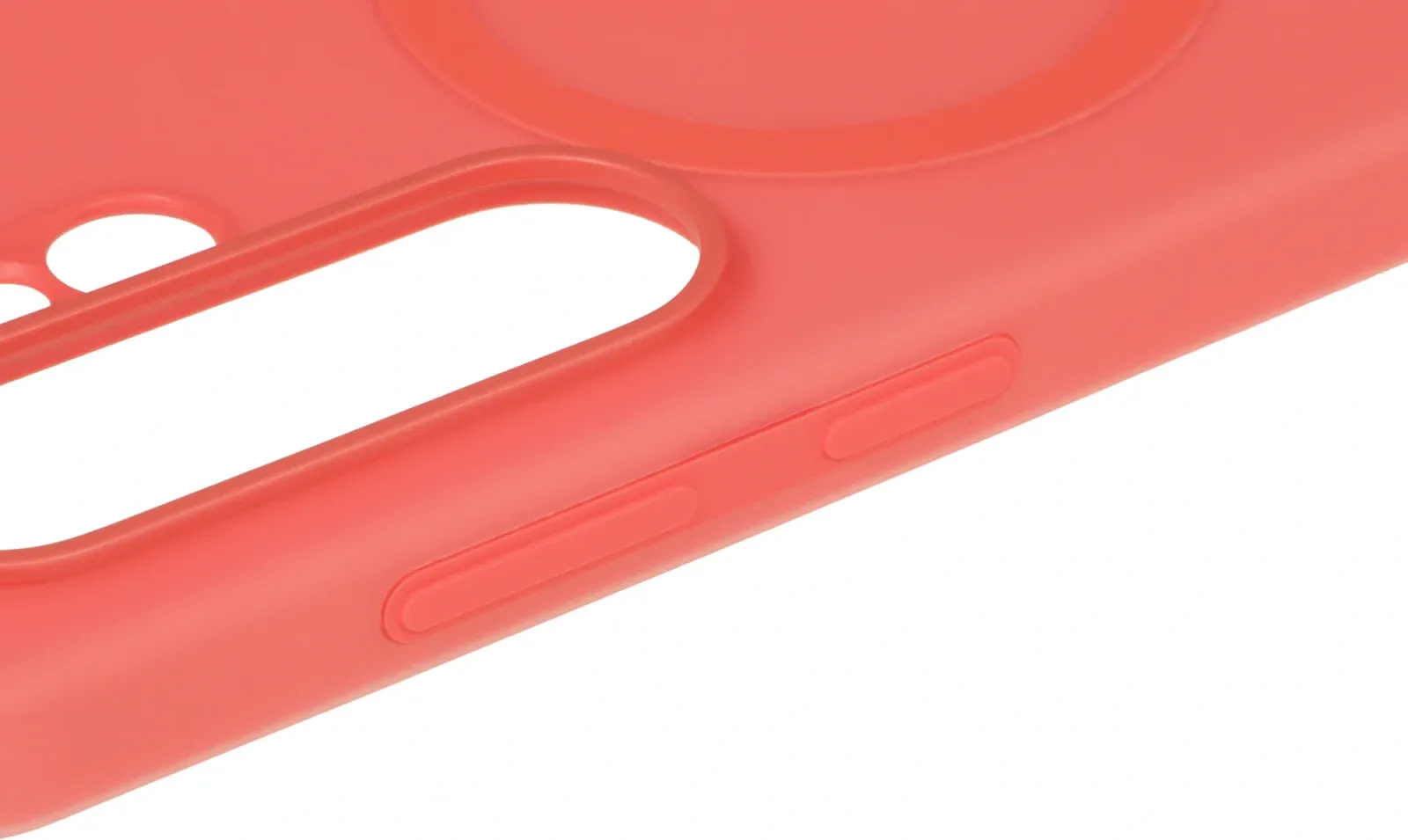 Чехол клип-кейс Samsung для Samsung Galaxy S26 Ultra Silicone Magnet Case with MagSafe коралловый EF-ES948COEGRU - фото 8