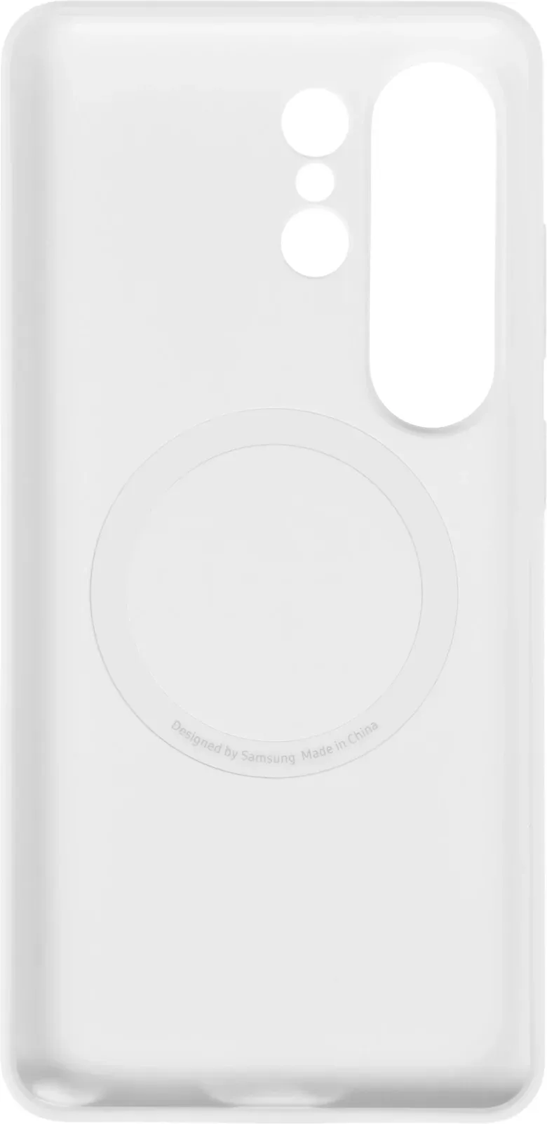 Чехол клип-кейс Samsung для Samsung Galaxy S26 Ultra Silicone Magnet Case with MagSafe белый EF-ES948CWEGRU - фото 7