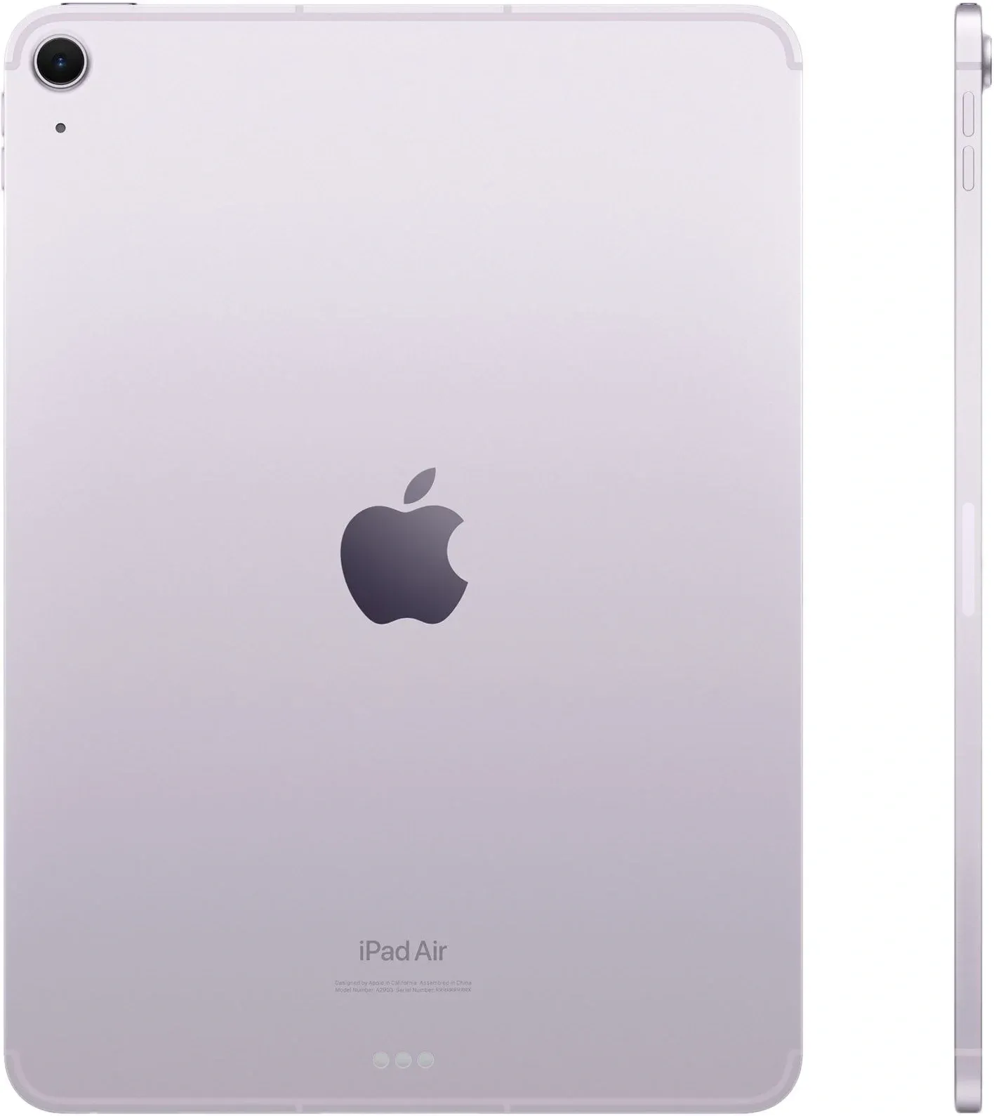 Планшет Apple iPad Air 2024 A2903 M2 2.99 8C RAM8Gb ROM512Gb 11 IPS 2360x1640 5G eSIM iOS фиолетовый 12Mpix 12Mpix BT WiFi 9hr - фото 2