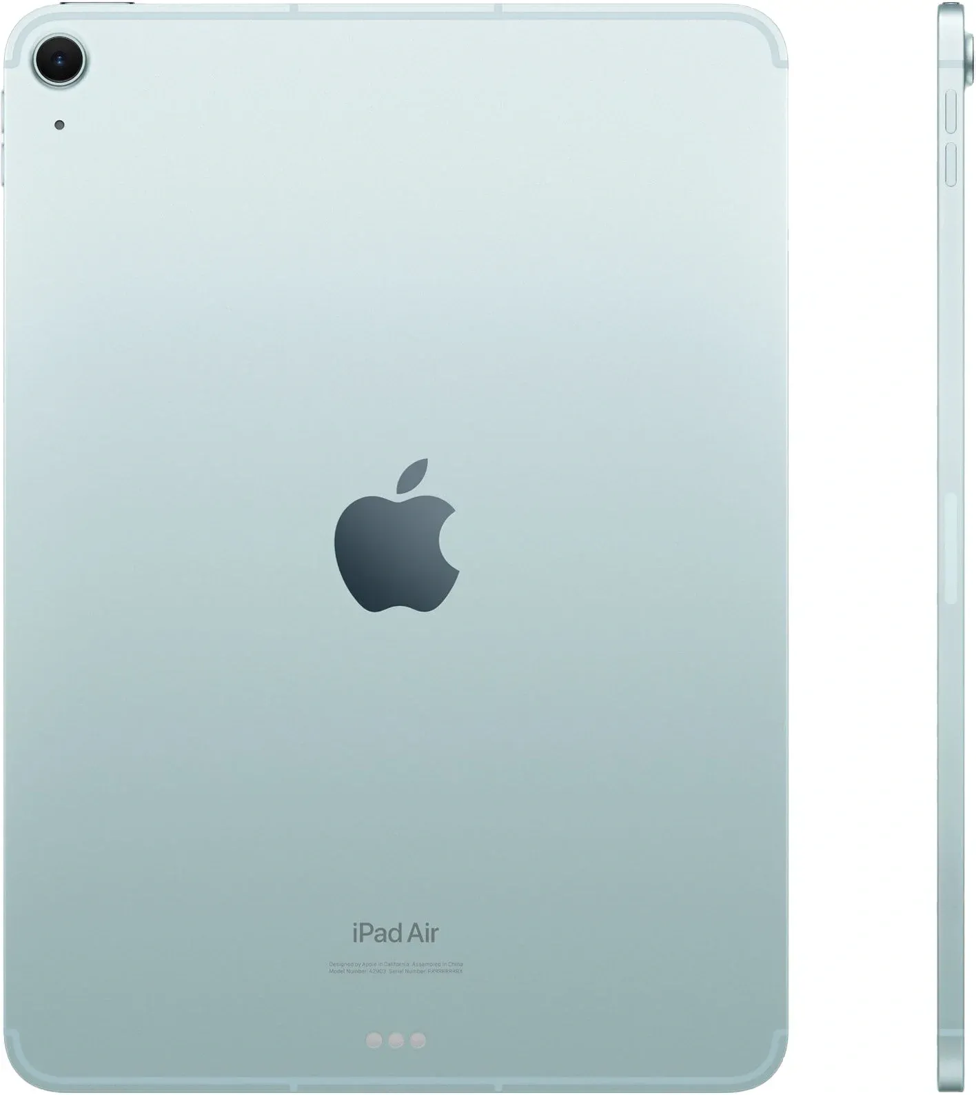 Планшет Apple iPad Air 2024 A2903 M2 2.99 8C RAM8Gb ROM512Gb 11 IPS 2360x1640 5G eSIM iOS голубой 12Mpix 12Mpix BT WiFi 9hr - фото 2