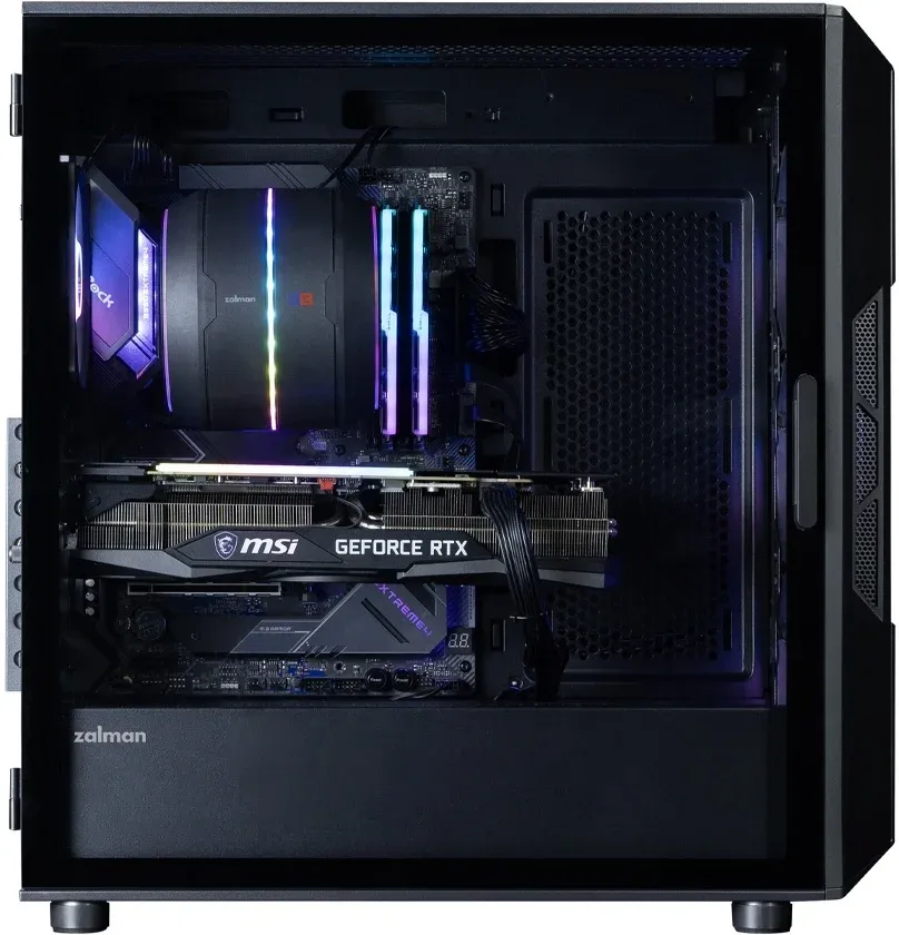Корпус Zalman i3 Neo v2 черный без БП ATX 7x120mm 5x140mm 1xUSB3.0 audio bott PSU - фото 5