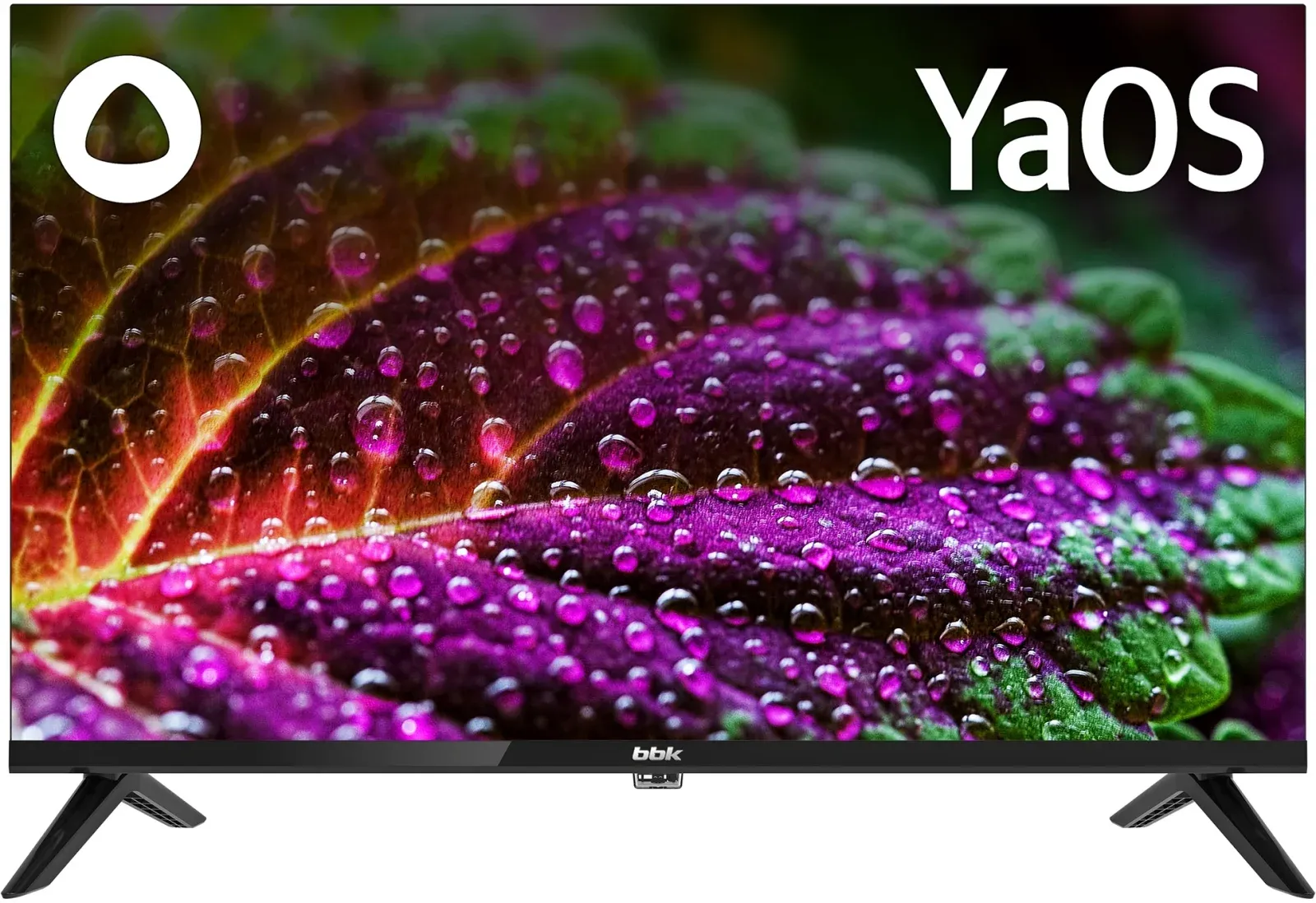 Телевизор LED BBK 24 24LEX-7218/TS2C B Яндекс.ТВ Frameless черный HD 60Hz DVB-T2 DVB-C DVB-S2 USB WiFi Smart TV RUS - фото 1