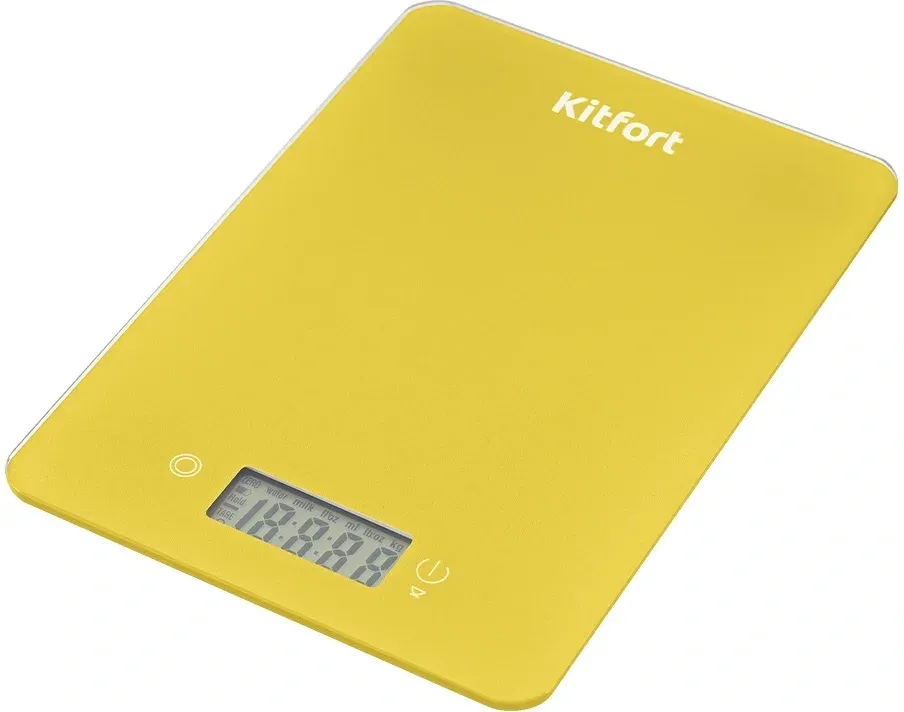 Кухонные весы KITFORT КТ-857-3 желтый