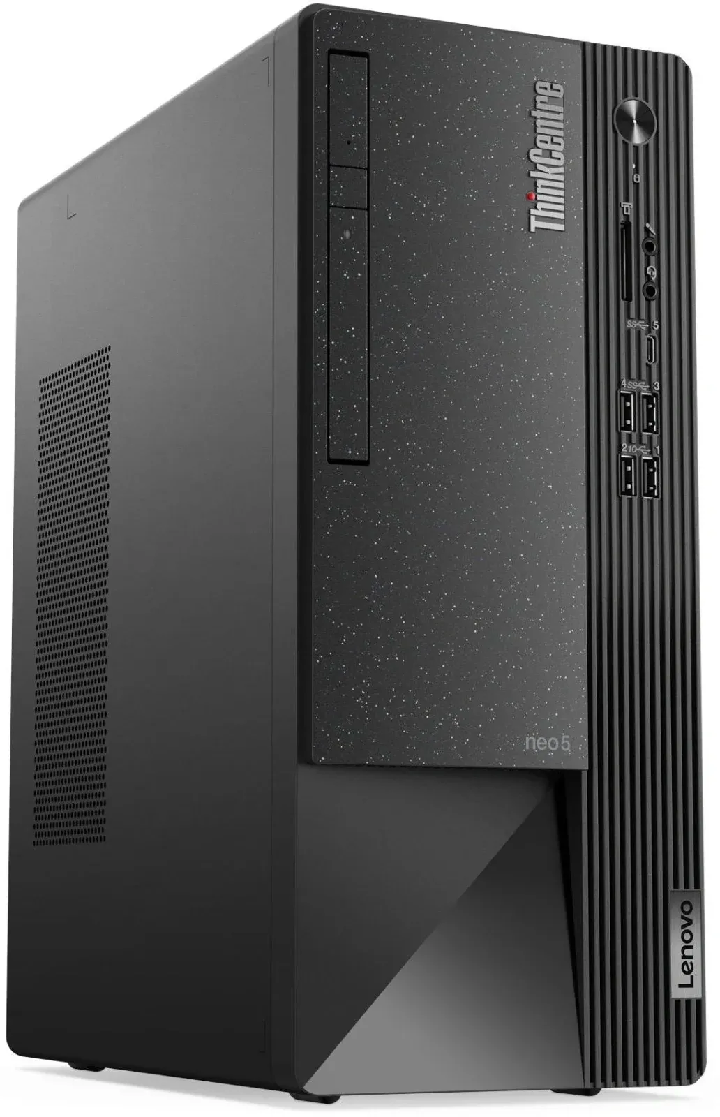 ПК Lenovo ThinkCentre Neo 50t MT i5 12400 2.5 8Gb SSD256Gb UHDG 730/DVDRW CR без ОС GbitEth WiFi BT 260W мышь клавиатура черный 11SE001WIV - фото 1