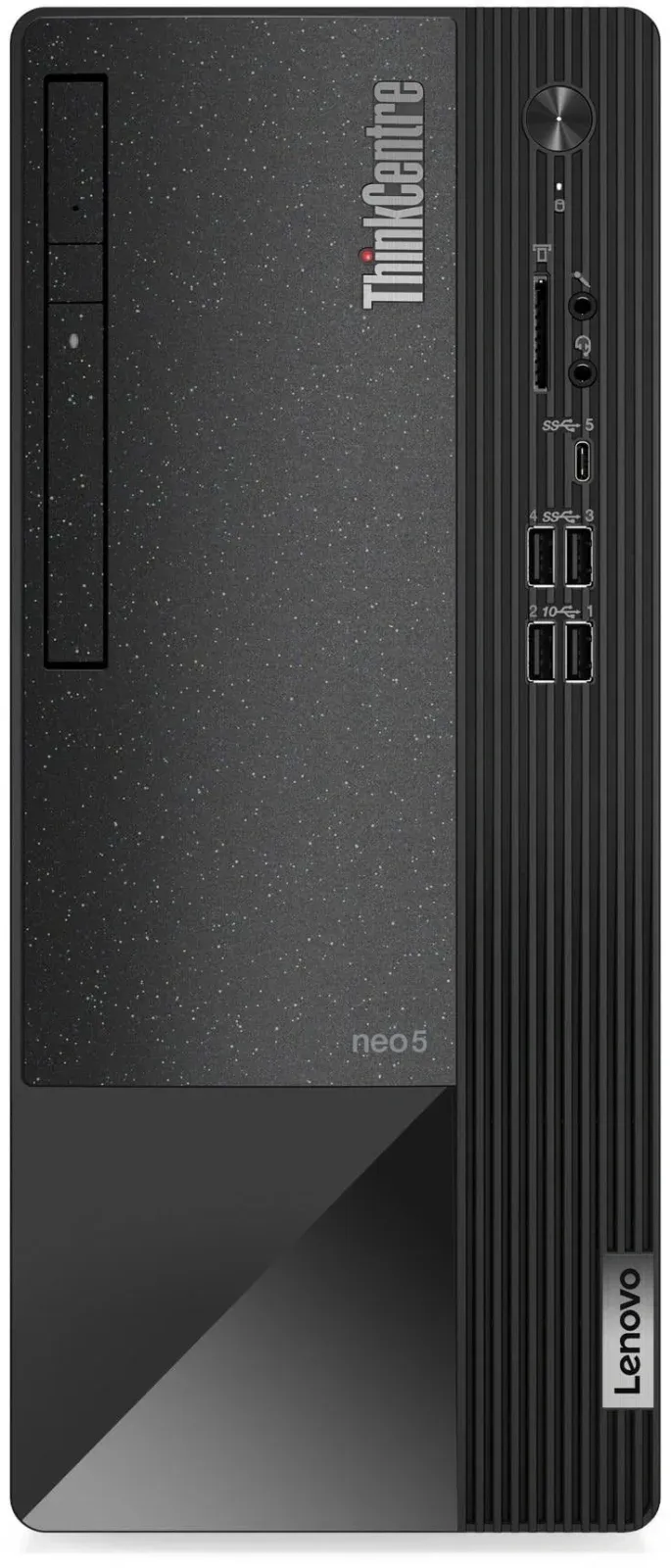 ПК Lenovo ThinkCentre Neo 50t MT i5 12400 2.5 8Gb SSD256Gb UHDG 730/DVDRW CR без ОС GbitEth WiFi BT 260W мышь клавиатура черный 11SE001WIV - фото 2