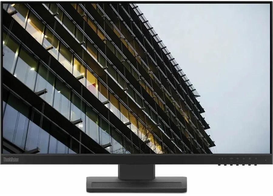 Монитор Lenovo 23.8 ThinkVision E24-28 черный IPS 4ms 16:9 HDMI M/M матовая HAS Piv 1000:1 250cd 178гр/178гр 1920x1080 60Hz VGA DP FHD 4.5кг - фото 2
