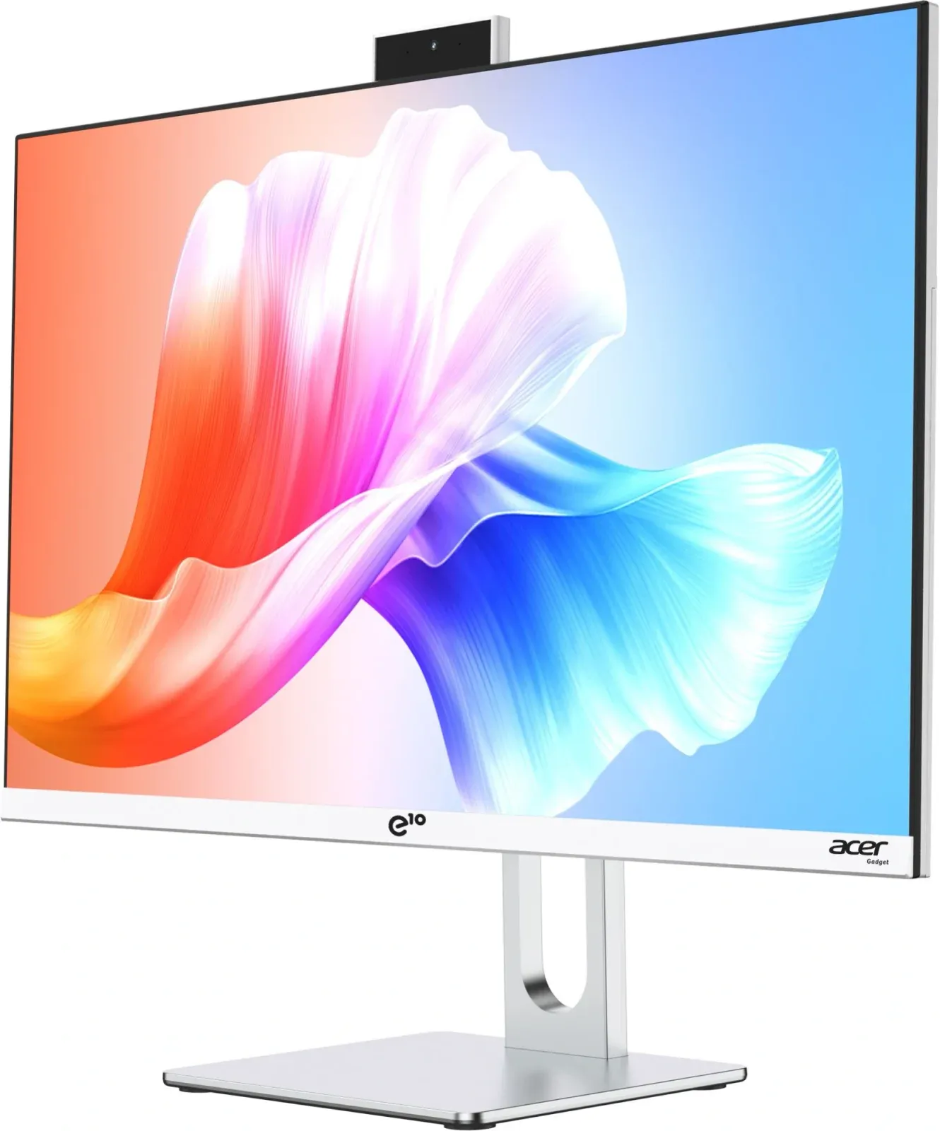 Моноблок Acer Gadget E10 ERAIO 23.8 Full HD Ryzen 7 6800H 3.2 32Gb SSD1Tb 680M Windows 11 Pro GbitEth WiFi BT 120W клавиатура мышь Cam белый/серебристый 1920x1080 - фото 2