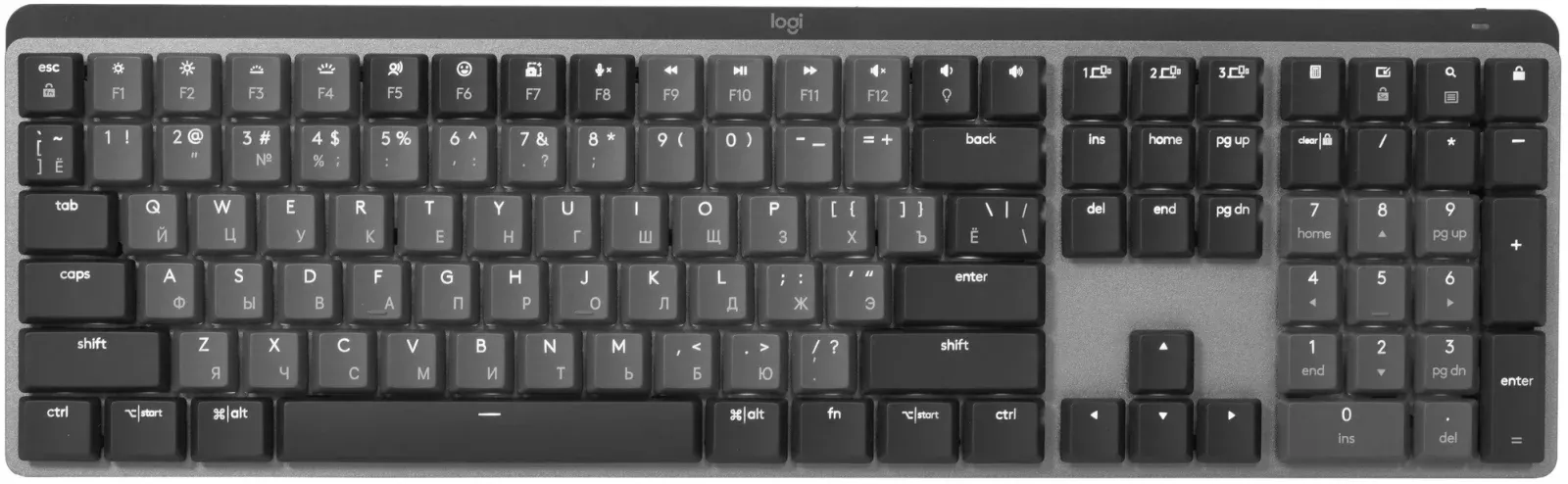 Клавиатуры LOGITECH MX Mechanical черный