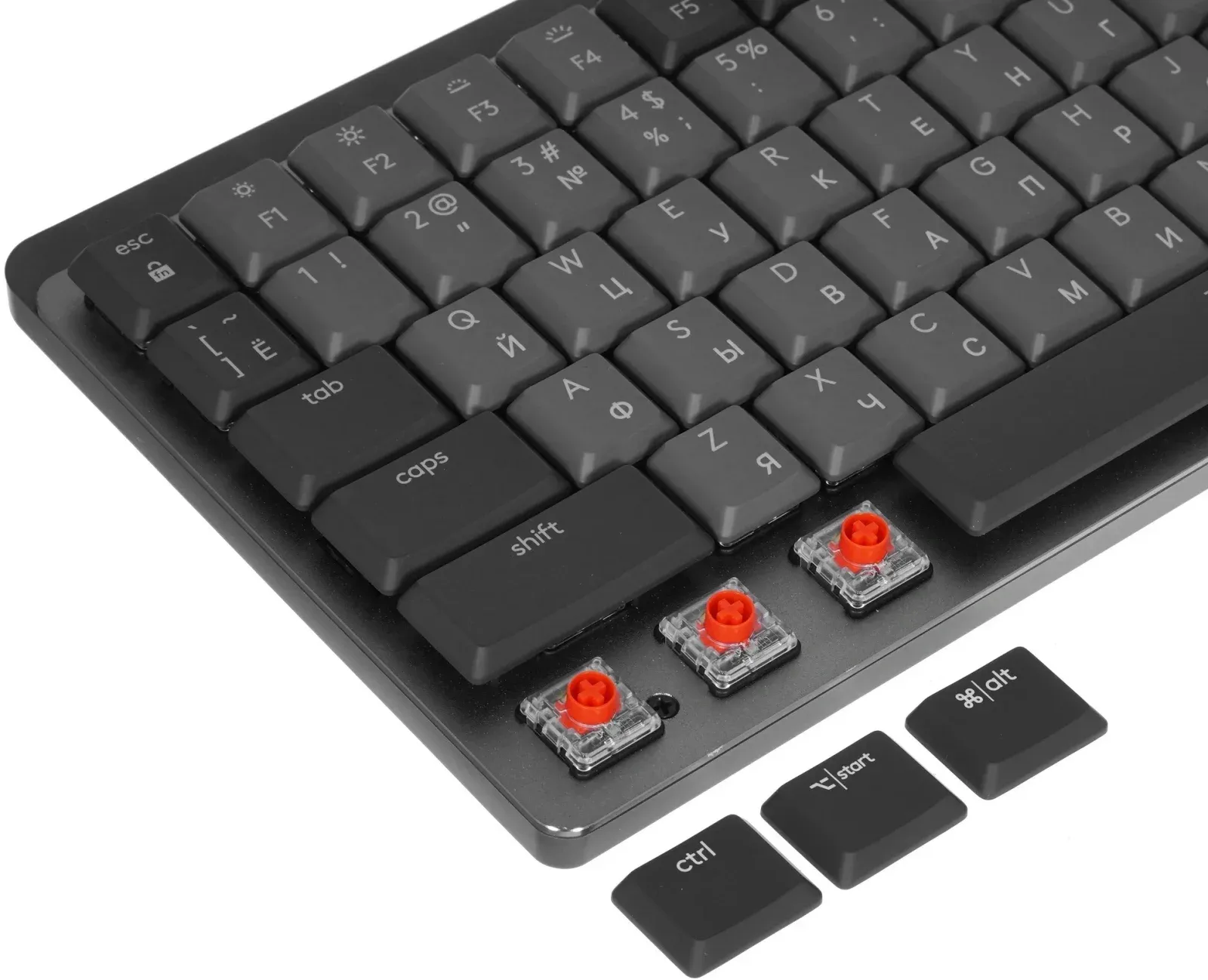 Клавиатуры LOGITECH MX Mechanical черный - фото 3