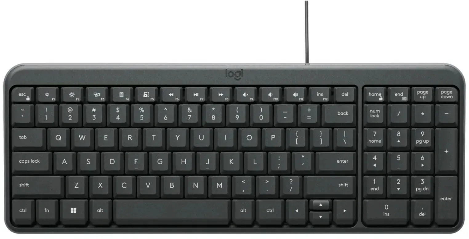 Клавиатуры LOGITECH K106 черный - фото 1