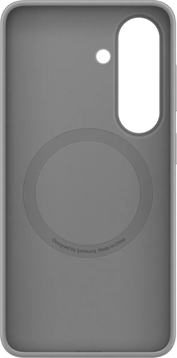 Чехол клип-кейс Samsung для Samsung Galaxy S26 Silicone Magnet Case with MagSafe серый EF-ES942CJEGRU - фото 4