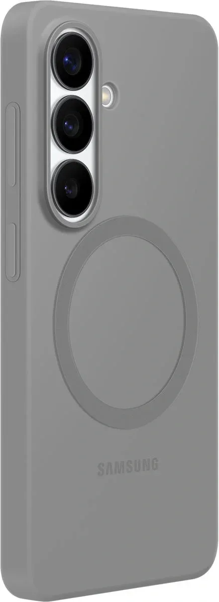 Чехол клип-кейс Samsung для Samsung Galaxy S26 Silicone Magnet Case with MagSafe серый EF-ES942CJEGRU - фото 5