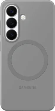 Чехол клип-кейс Samsung для Samsung Galaxy S26 Silicone Magnet Case with MagSafe серый EF-ES942CJEGRU - фото 6