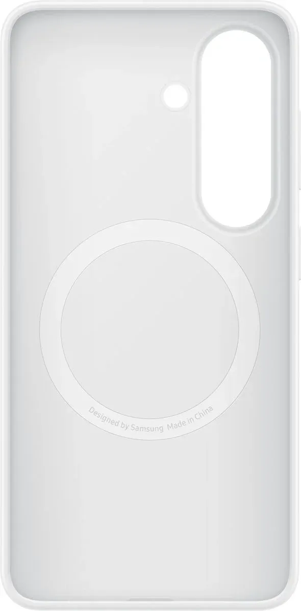 Чехол клип-кейс Samsung для Samsung Galaxy S26 Silicone Magnet Case with MagSafe белый EF-ES942CWEGRU - фото 5