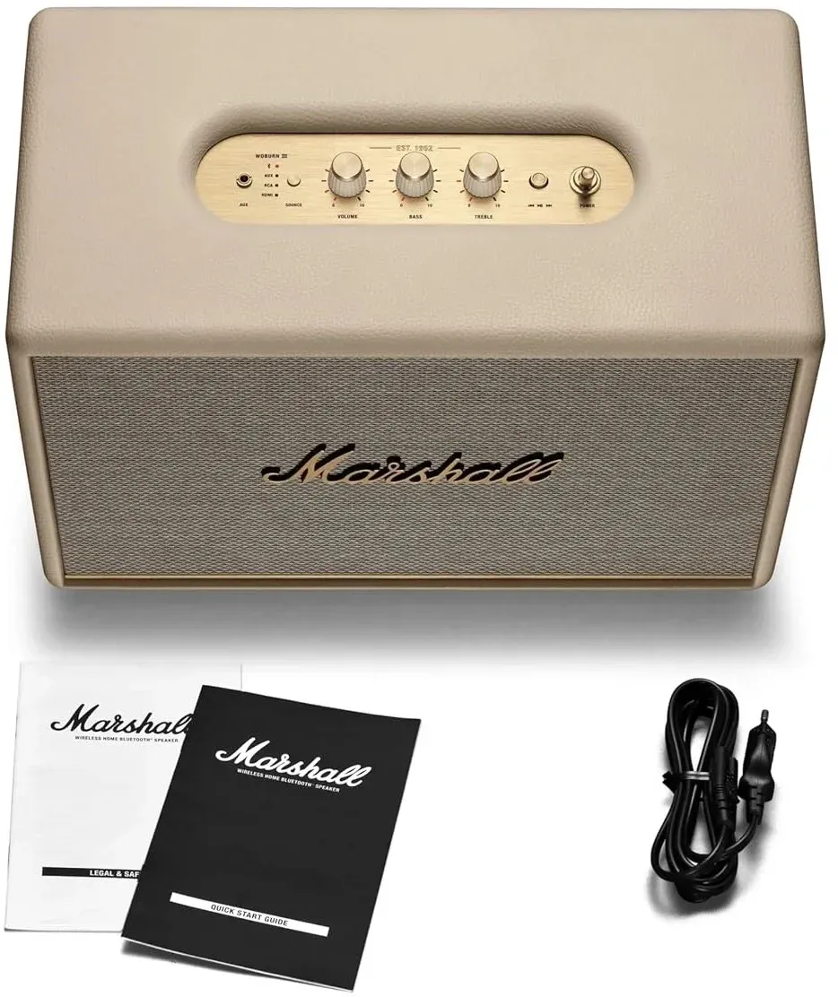 Колонка порт. Marshall Woburn III бежевый 150W 2.0 BT/3.5Jack 10м - фото 3