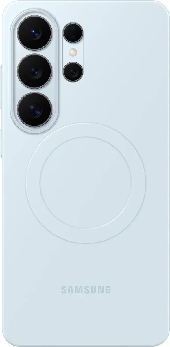 Чехол клип-кейс Samsung для Samsung Galaxy S26 Ultra Silicone Magnet Case with MagSafe голубой EF-SS948CLEGRU - фото 1