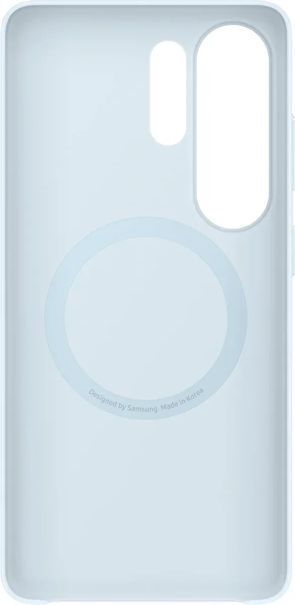 Чехол клип-кейс Samsung для Samsung Galaxy S26 Ultra Silicone Magnet Case with MagSafe голубой EF-SS948CLEGRU - фото 5