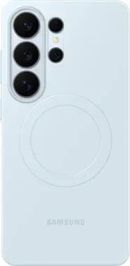 Чехол клип-кейс Samsung для Samsung Galaxy S26 Ultra Silicone Magnet Case with MagSafe голубой EF-SS948CLEGRU - фото 6