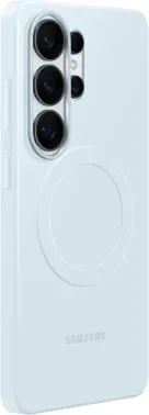 Чехол клип-кейс Samsung для Samsung Galaxy S26 Ultra Silicone Magnet Case with MagSafe голубой EF-SS948CLEGRU - фото 8
