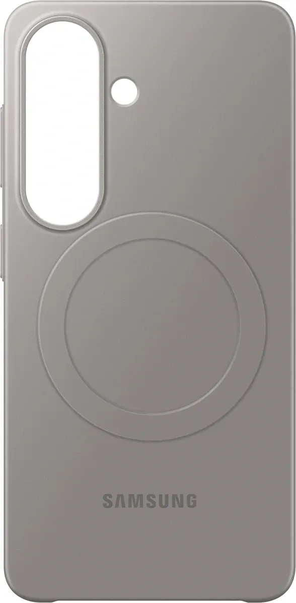 Чехол клип-кейс Samsung для Samsung Galaxy S26 Slim Magnet Case with MagSafe серый EF-SS942CJEGRU - фото 2