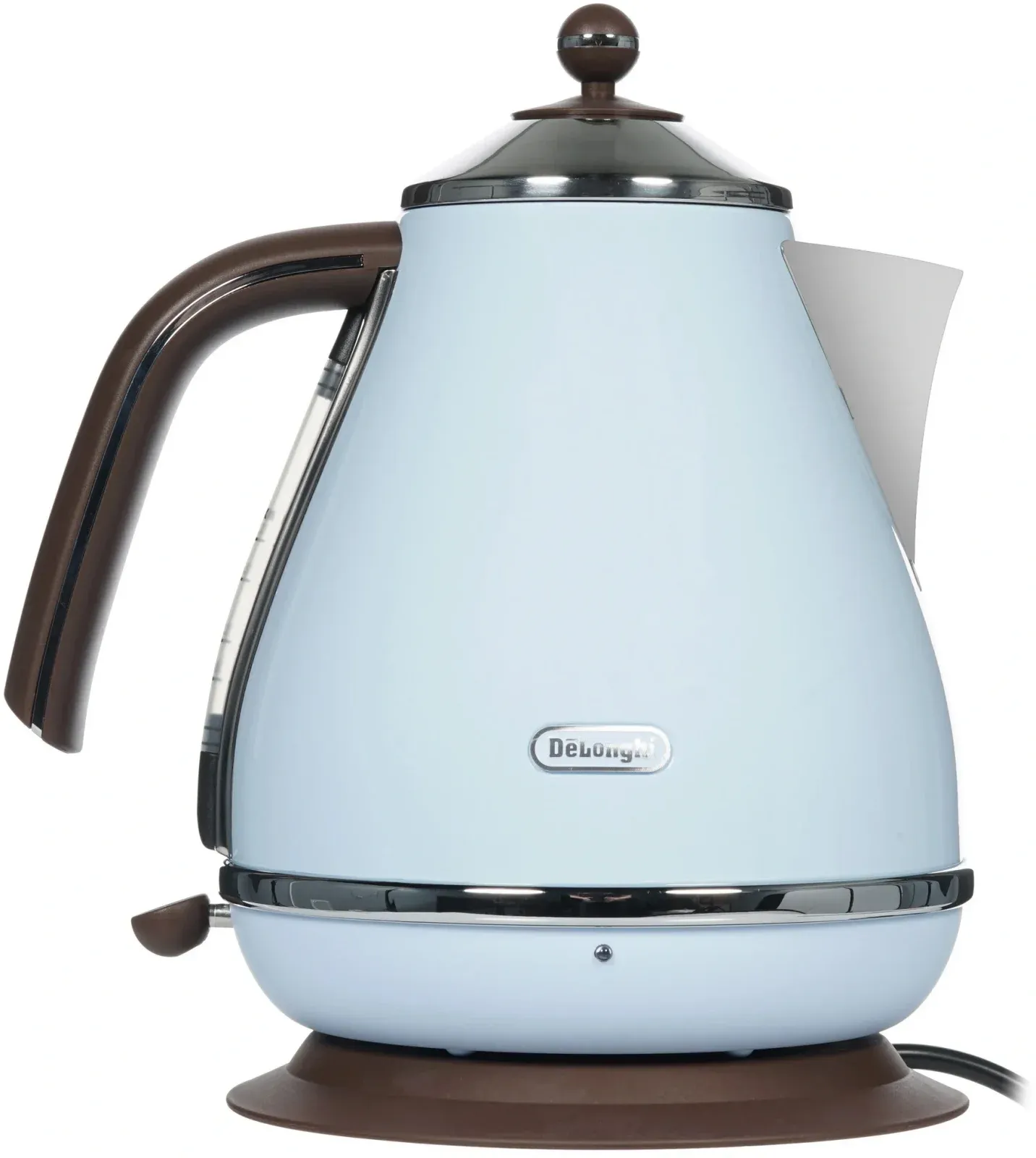 Чайник электрический Delonghi KBOV2001.AZ 1.7л. 2000Вт голубой корпус: металл/пластик - фото 2