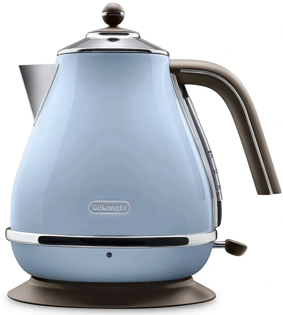 Чайник электрический Delonghi KBOV2001.AZ 1.7л. 2000Вт голубой корпус: металл/пластик - фото 7