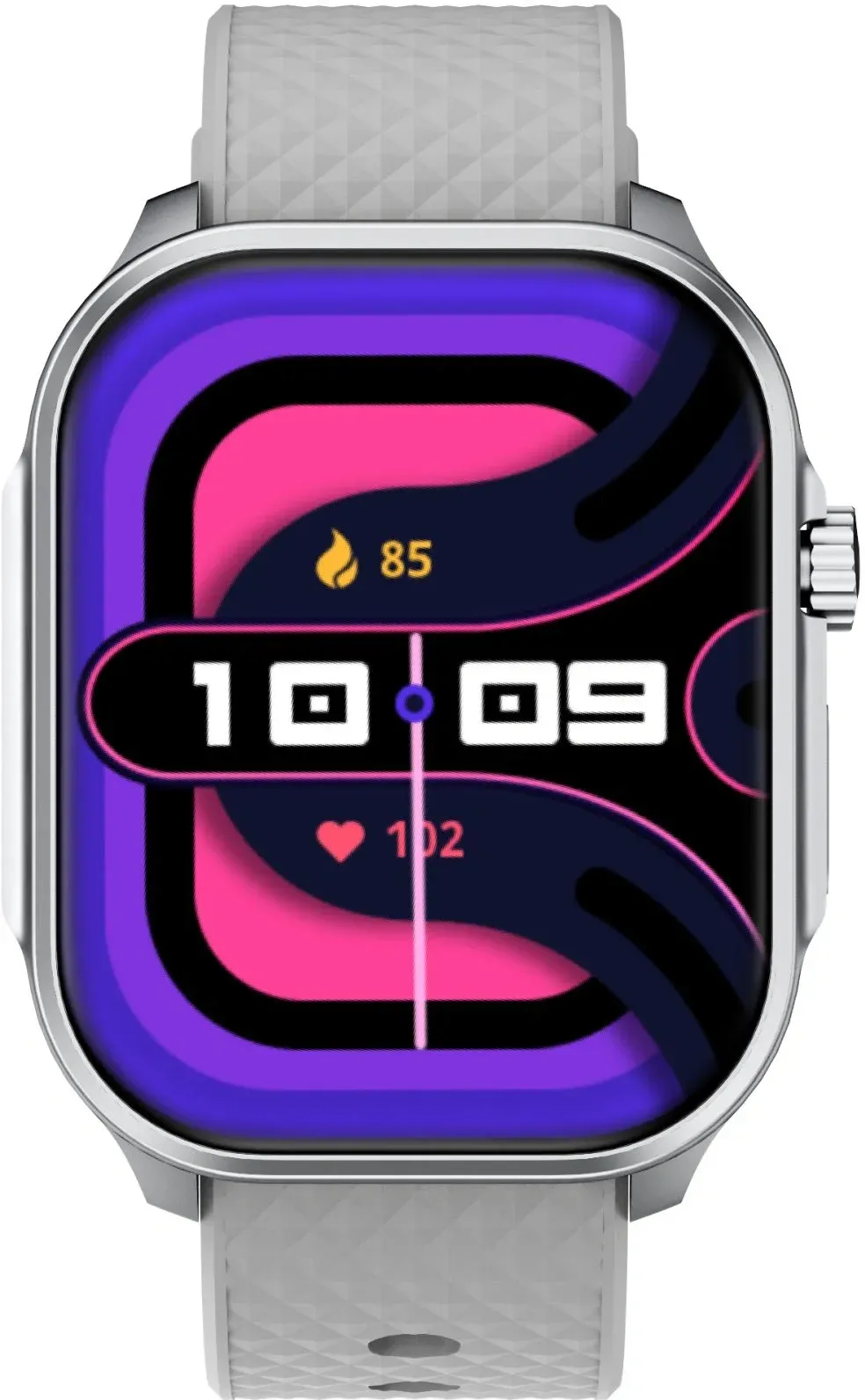 Смарт-часы Tecno Watch 3 Active 2.04 LCD корп.серебристый рем.серебристый W03A - фото 1