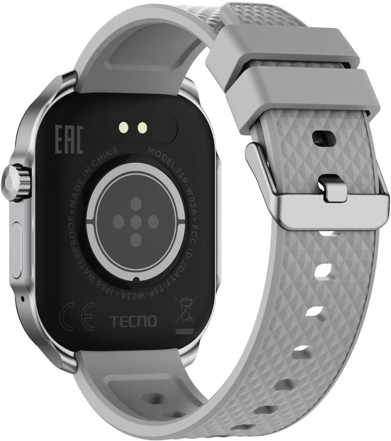 Смарт-часы Tecno Watch 3 Active 2.04 LCD корп.серебристый рем.серебристый W03A - фото 6