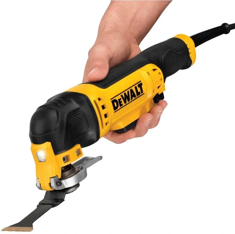 Многофункциональный инструмент DeWalt DWE315-QS 300Вт желтый/черный - фото 8