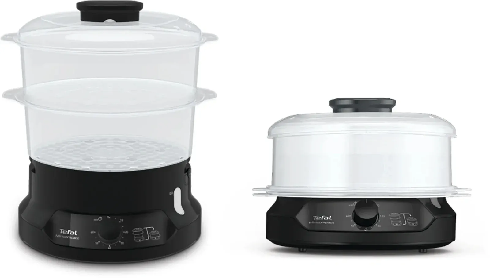 Пароварка Tefal VC139810 2ярус. 800Вт черный - фото 3