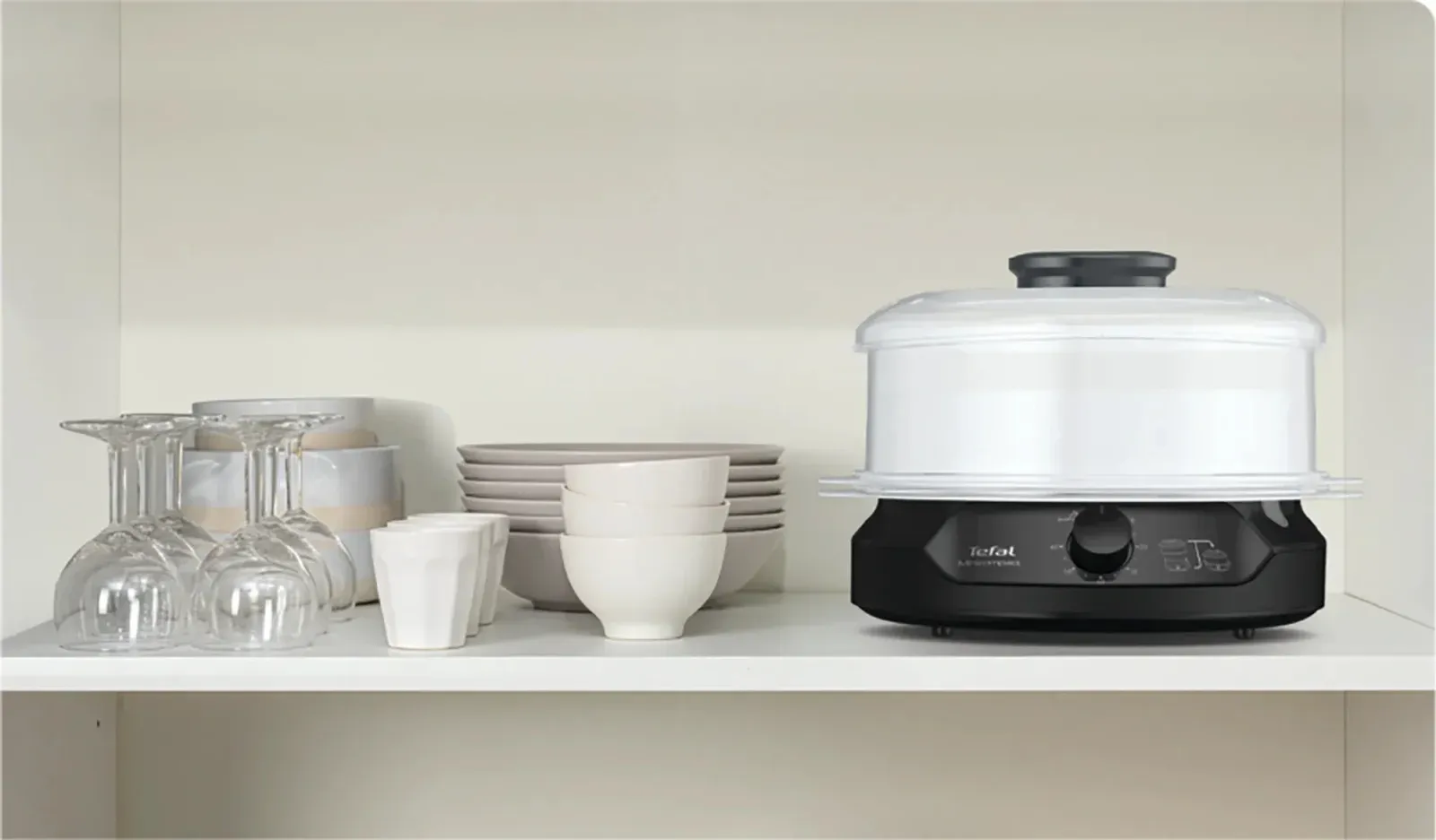 Пароварка Tefal VC139810 2ярус. 800Вт черный - фото 8