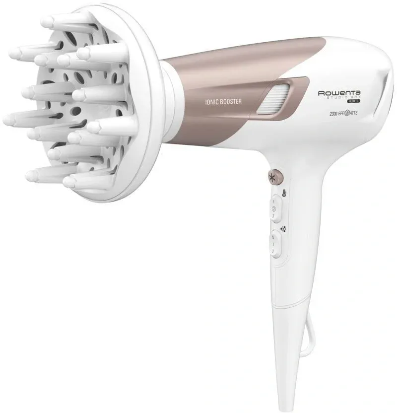 Фен Rowenta CV5830F0 2100Вт белый/розовый 1830007804 - фото 2