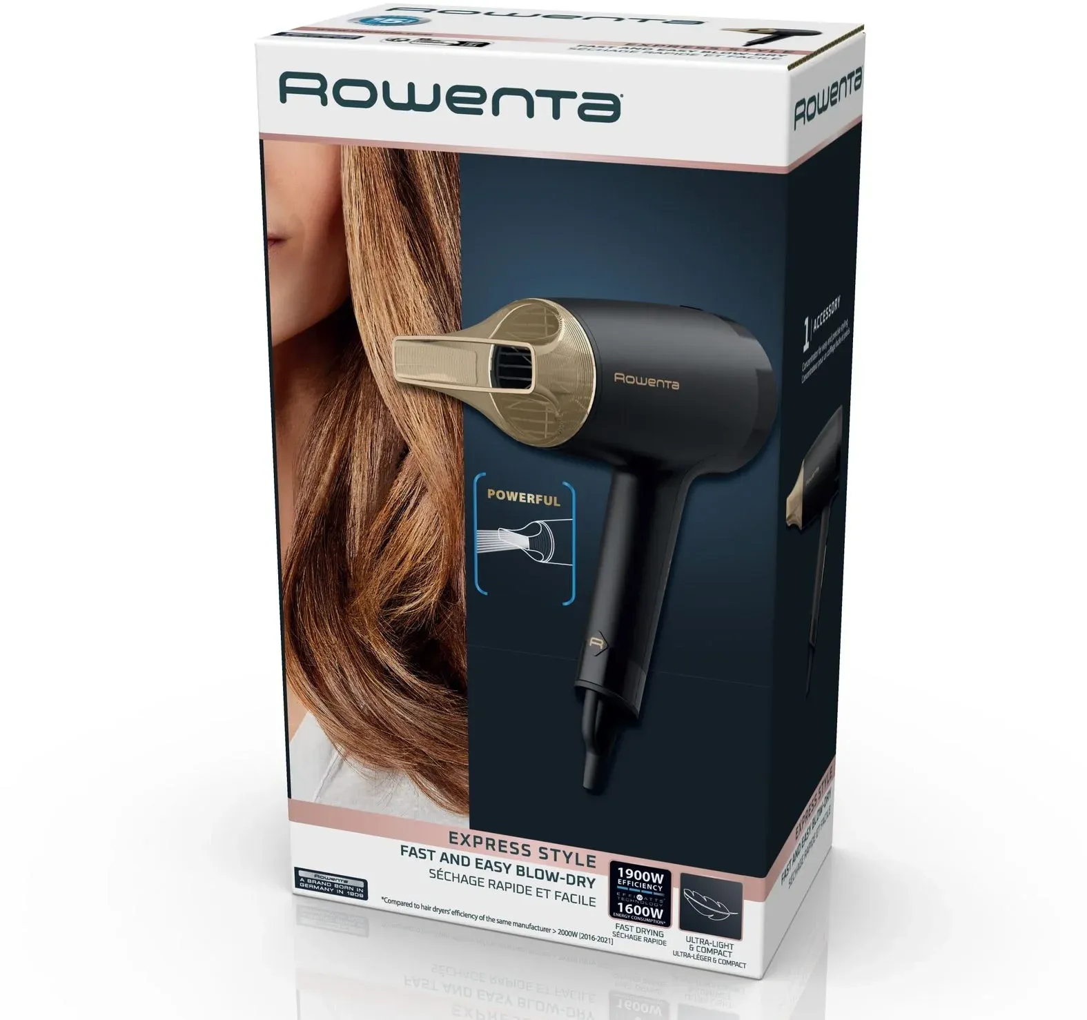 Фен Rowenta CV1804F0 1600Вт черный 1830008759 - фото 5