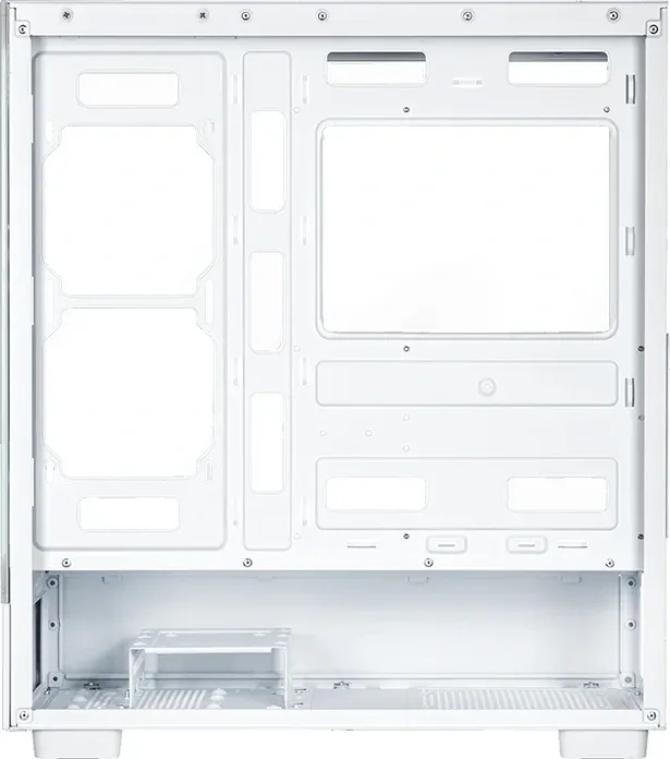 Корпус PcCooler C3Q500 белый без БП ATX 9x120mm 2x140mm 1xUSB3.0 1xUSB3.1 audio bott PSU - фото 3