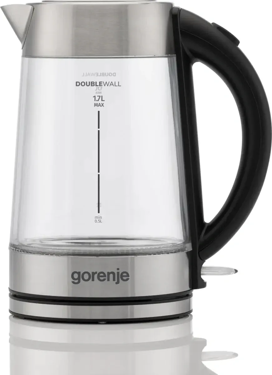 Чайники GORENJE K17GDWII серебристый - фото 1