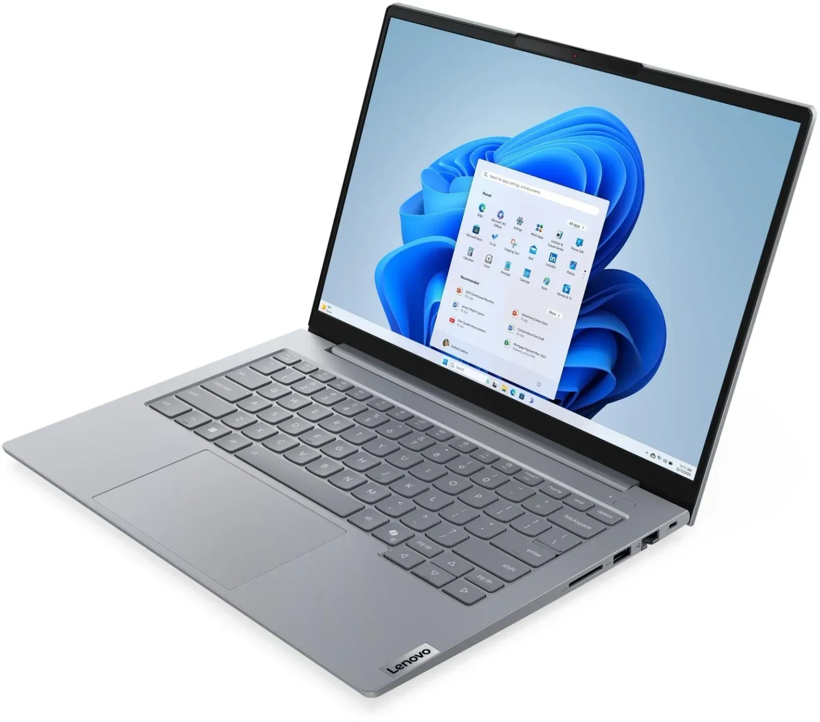 Ноутбук Lenovo Thinkbook 14 G8 IAL Core Ultra 7 255H 64Gb SSD512Gb Intel Arc 140T 14 IPS WUXGA 1920x1200 Windows 11 Pro grey WiFi BT Cam 21SJ005CGQ_64G - фото 2