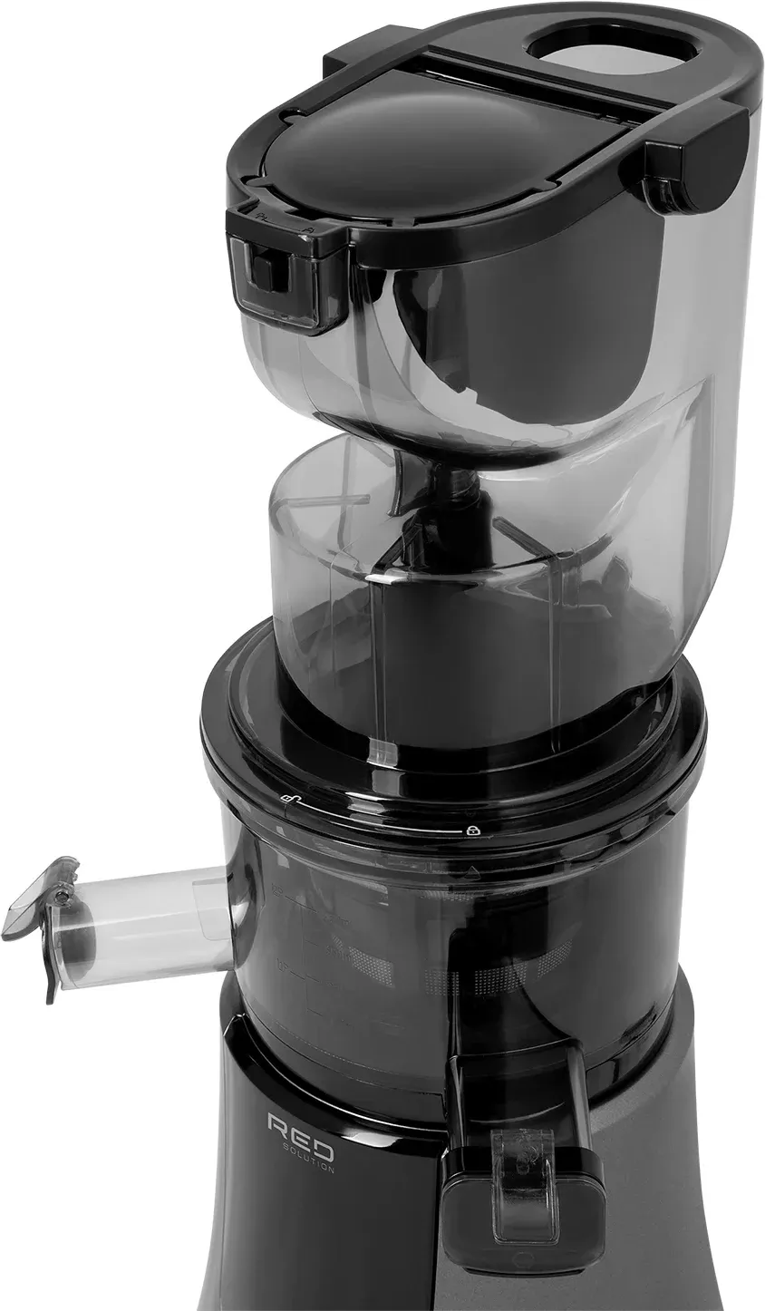 Соковыжималка шнековая Red Solution Colorsense J950 590Вт рез.сок.:1000мл. стальной/черный - фото 6