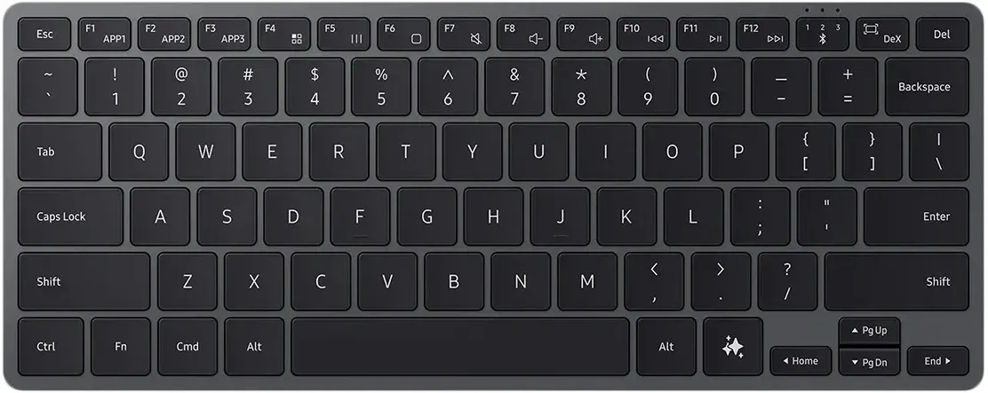 Клавиатура Samsung для универсальная Smart Keyboard EJ-B7800 черный EJ-B7800UBRGRU - фото 1