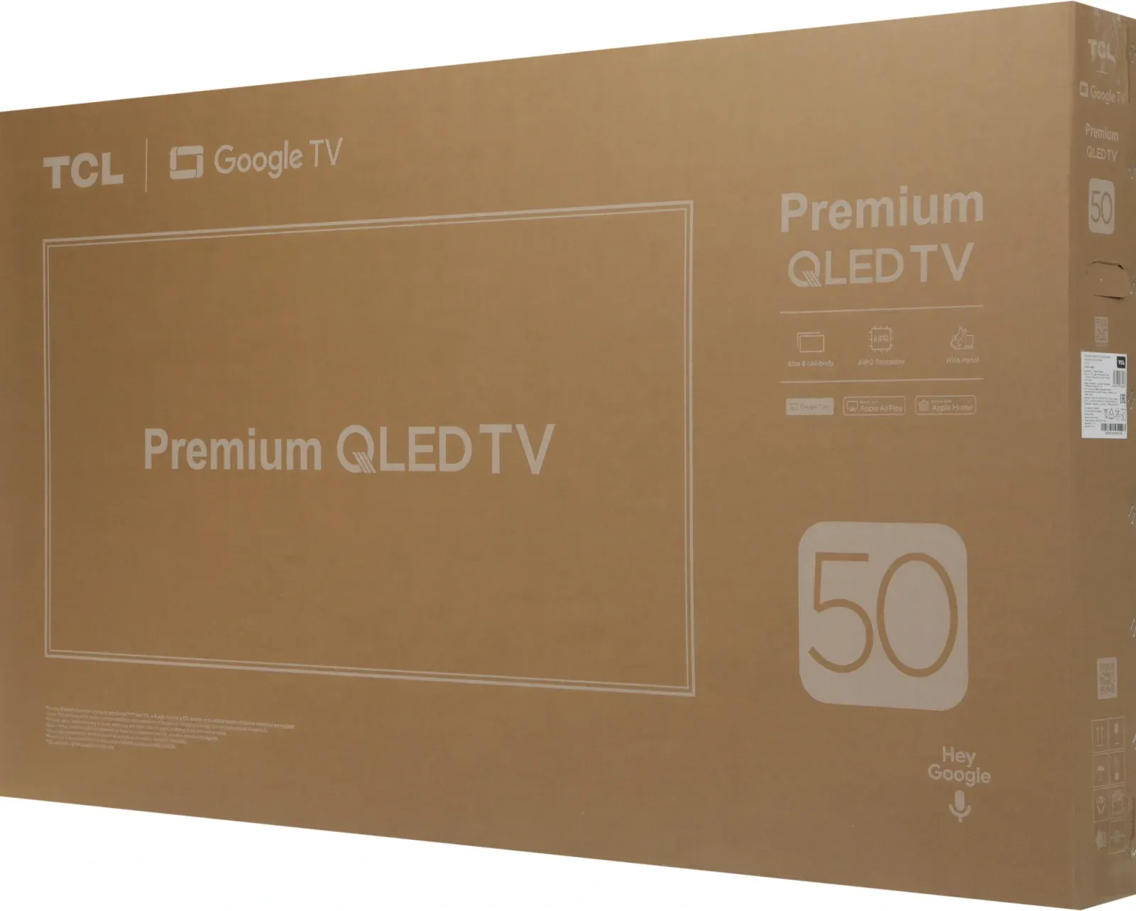 Телевизор QLED TCL 50 50P7L 2026 черный 4K Ultra HD 60Hz DVB-T DVB-T2 DVB-C DVB-S DVB-S2 USB WiFi Smart TV - фото 8