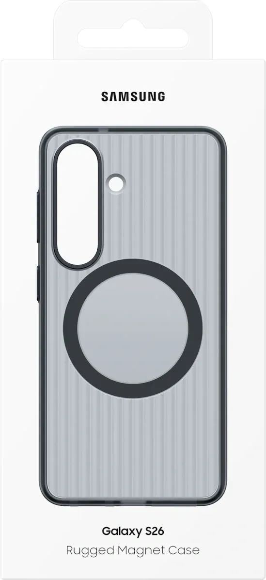 Чехол клип-кейс Samsung для Samsung Galaxy S26 Rugged Magnet Case with MagSafe черный EF-RS942CBEGRU - фото 3