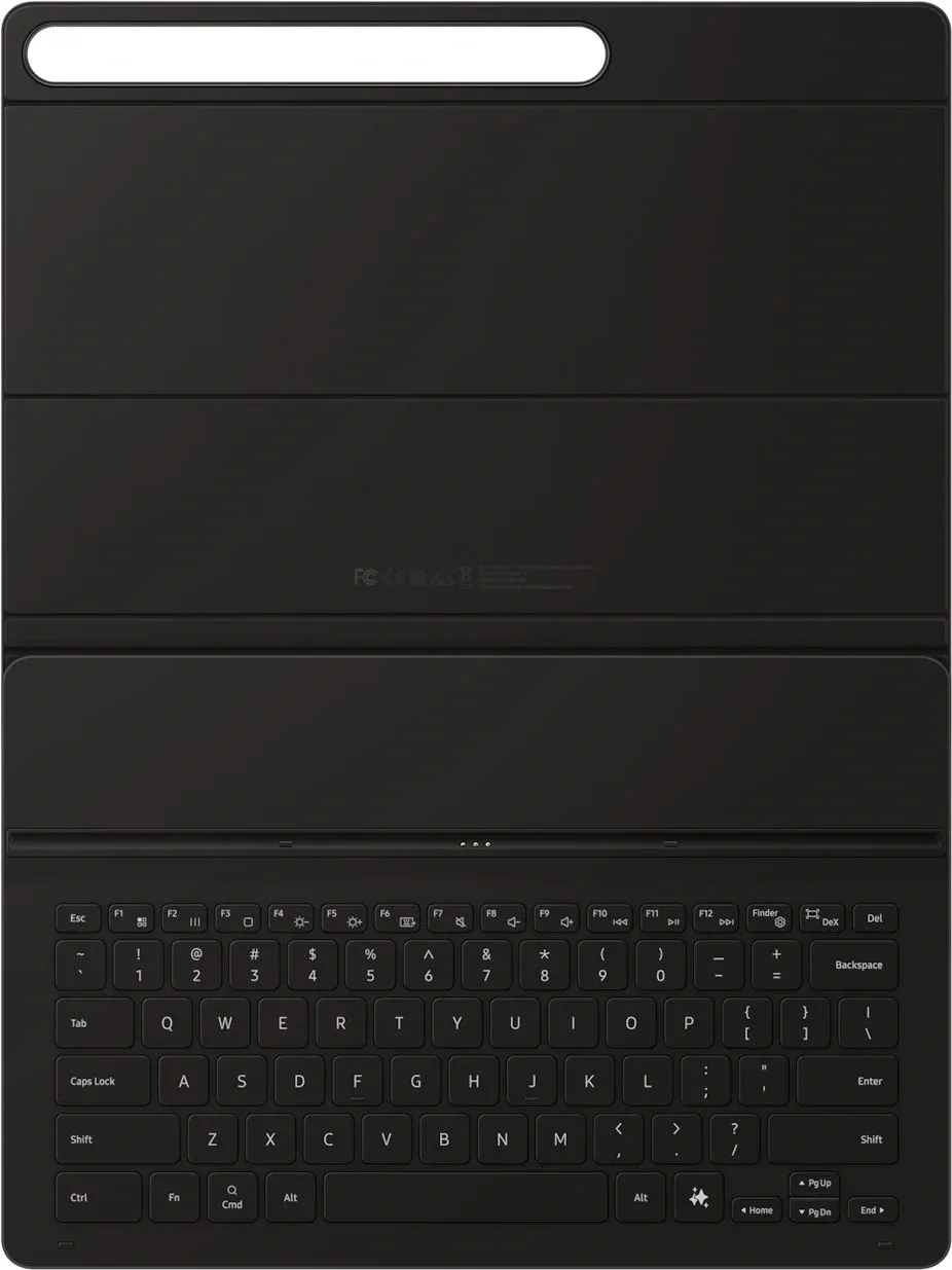 Чехол-клавиатура Samsung для Samsung Galaxy Tab S10 FE+ Book Cover Keyboard Slim поликарбонат/полиуретан черный EF-DX620UBRGRU - фото 2