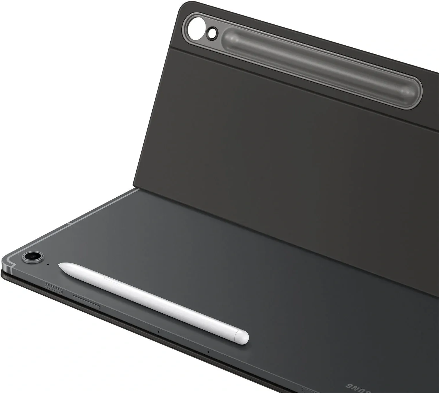 Чехол-клавиатура Samsung для Samsung Galaxy Tab S10 FE+ Book Cover Keyboard Slim поликарбонат/полиуретан черный EF-DX620UBRGRU - фото 3