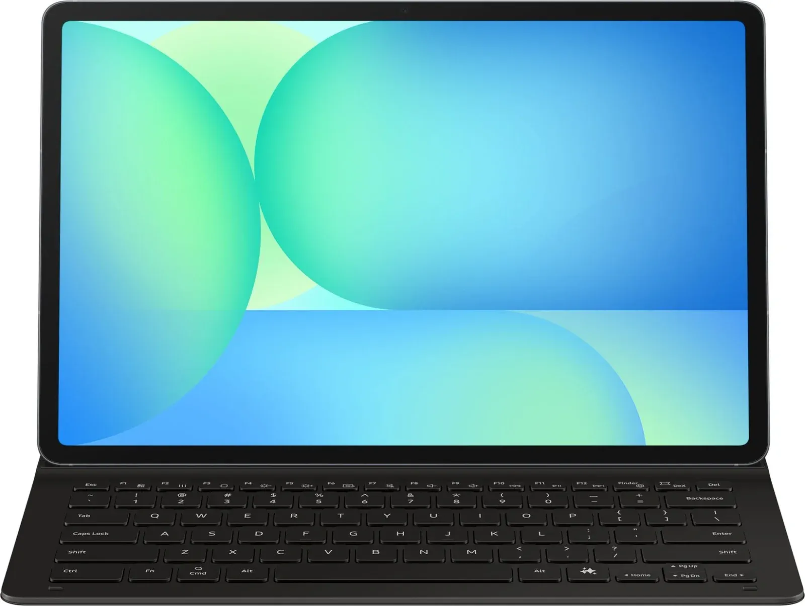 Чехол-клавиатура Samsung для Samsung Galaxy Tab S10 FE+ Book Cover Keyboard Slim поликарбонат/полиуретан черный EF-DX620UBRGRU - фото 7