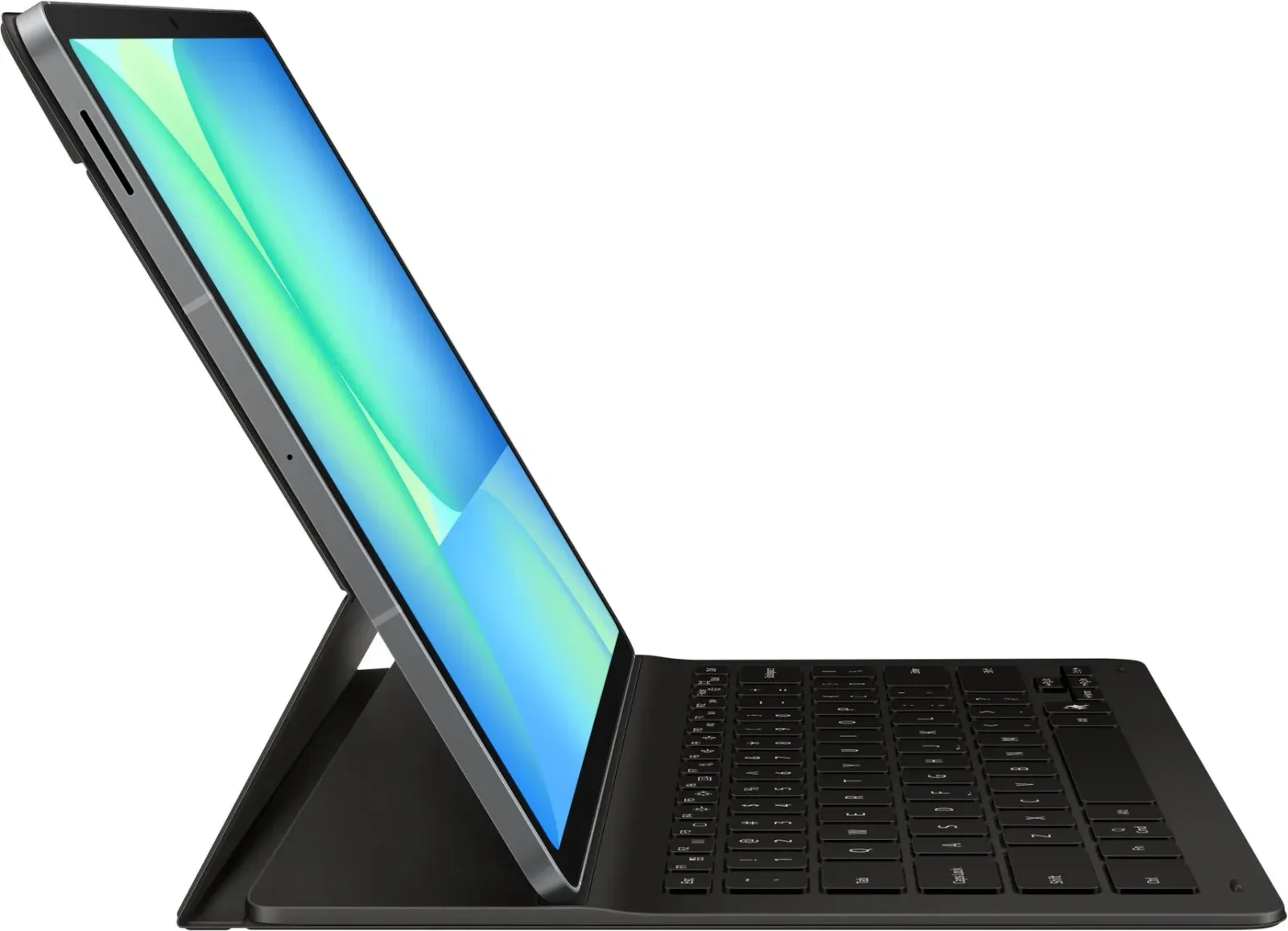 Чехол-клавиатура Samsung для Samsung Galaxy Tab S10 FE+ Book Cover Keyboard Slim поликарбонат/полиуретан черный EF-DX620UBRGRU - фото 8